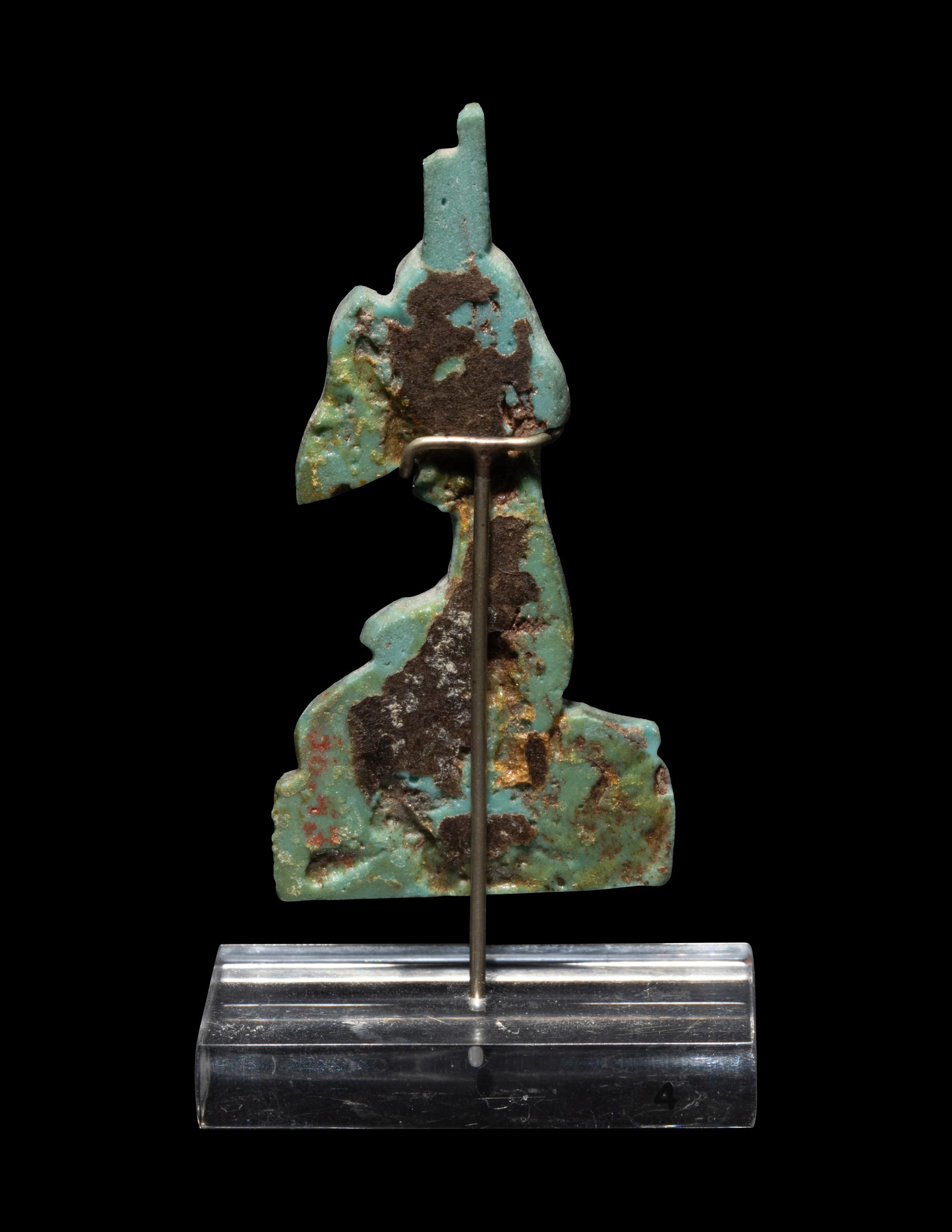 An Egyptian Faience Amulet of Nefertum