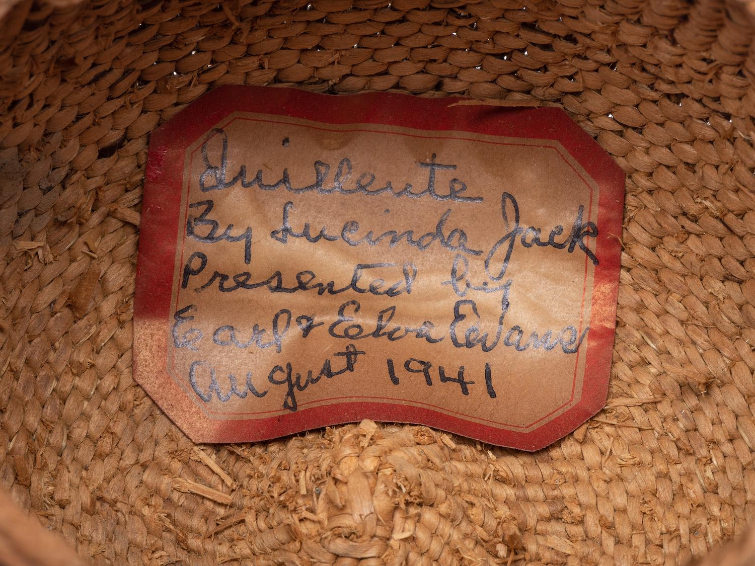Hupa and Quileute Basketry Bowls