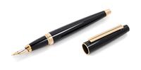 An S.T. Dupont Ellipsis: Composite Noir Fountain Pen