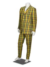 Paul Smith, Chartreuse Plaid Linen Suit