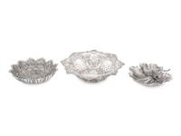 Two Buccellati Silver Bowls and Another Silver Bowl