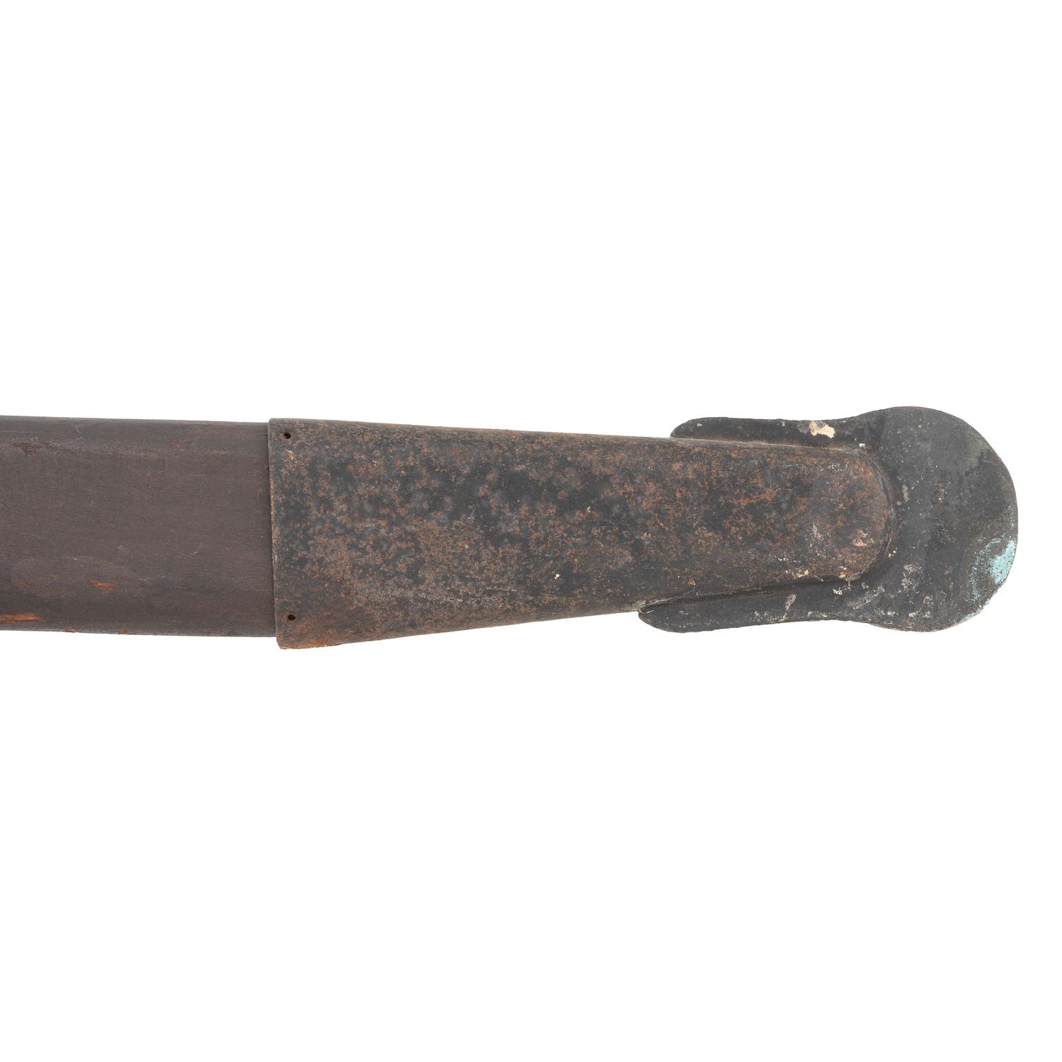 Confederate Cavalry Saber in Wooden Scabbard by Kraft, Goldschmidt & Kraft or H. Marshall