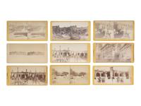 [CIVIL WAR]. 32 stereoviews of Charleston and Ft. Sumpter, many including artillery.