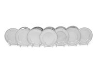 A Set of Twelve American Silver Bread Plates
