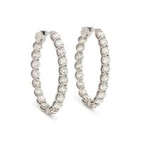 DIAMOND HOOP EARRINGS