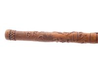 A Pennsylvania Folk Art Carved Cane
