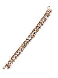 ESSEX CRYSTAL NAUTICAL FLAG BRACELET