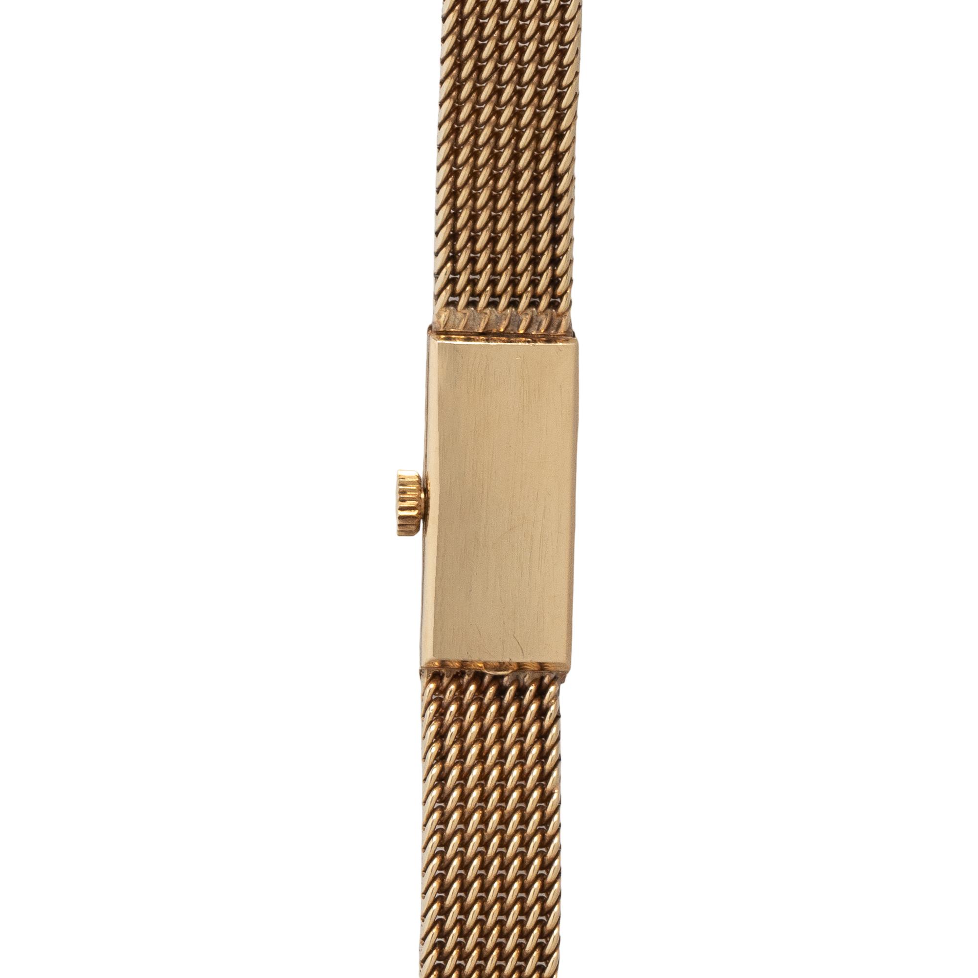 GERARD PERREGAUX, 14K YELLOW GOLD AND DIAMOND WATCH
