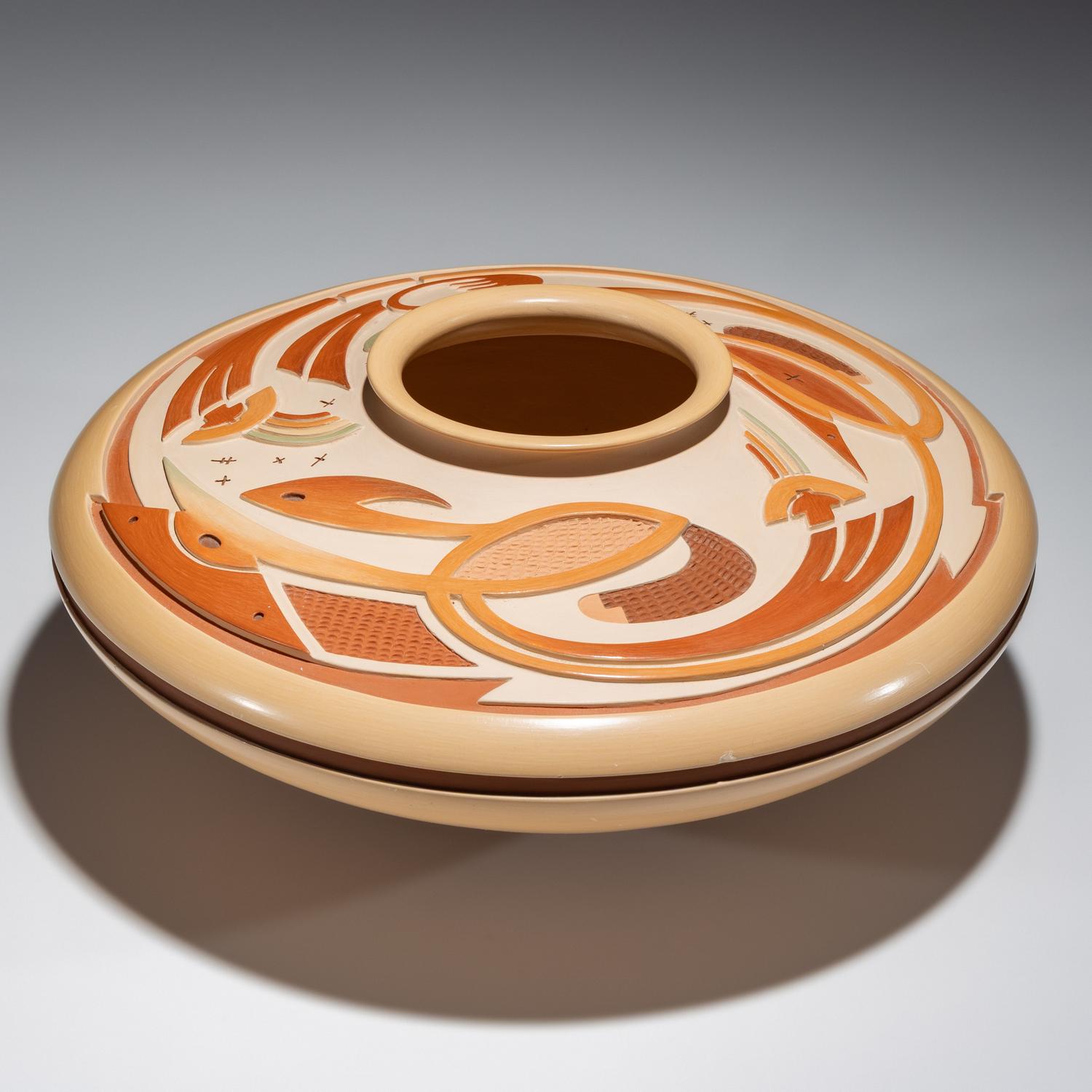 Polychrome Pottery Jar
