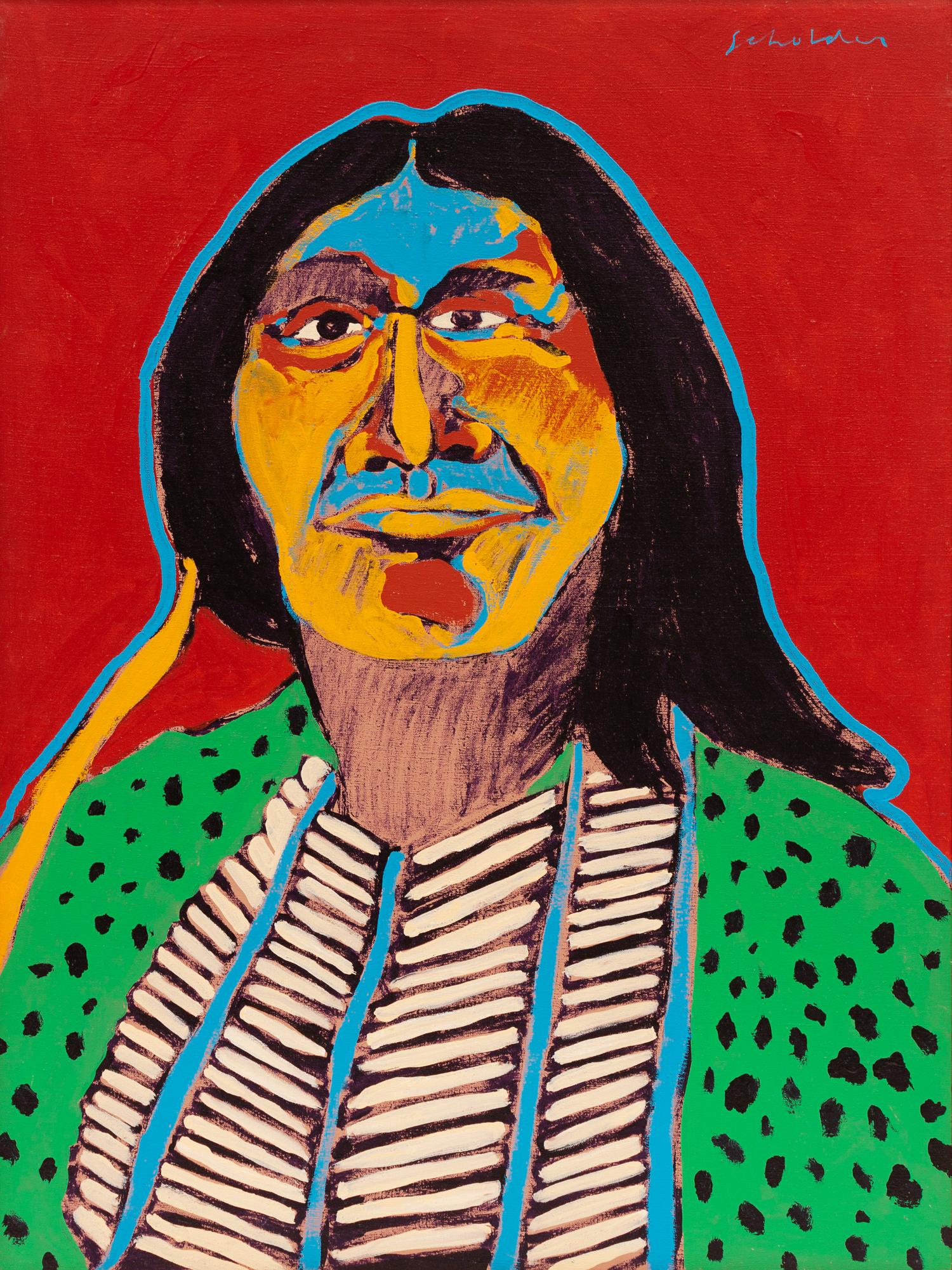 Indian with Blue Aura