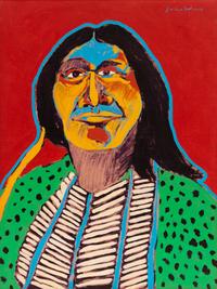 Indian with Blue Aura