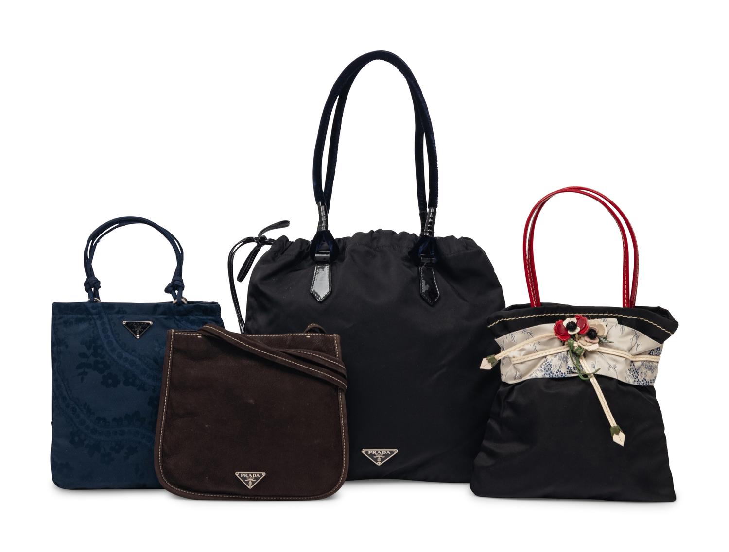 Four Small Prada Bags, Late 1990s - Early 2000s