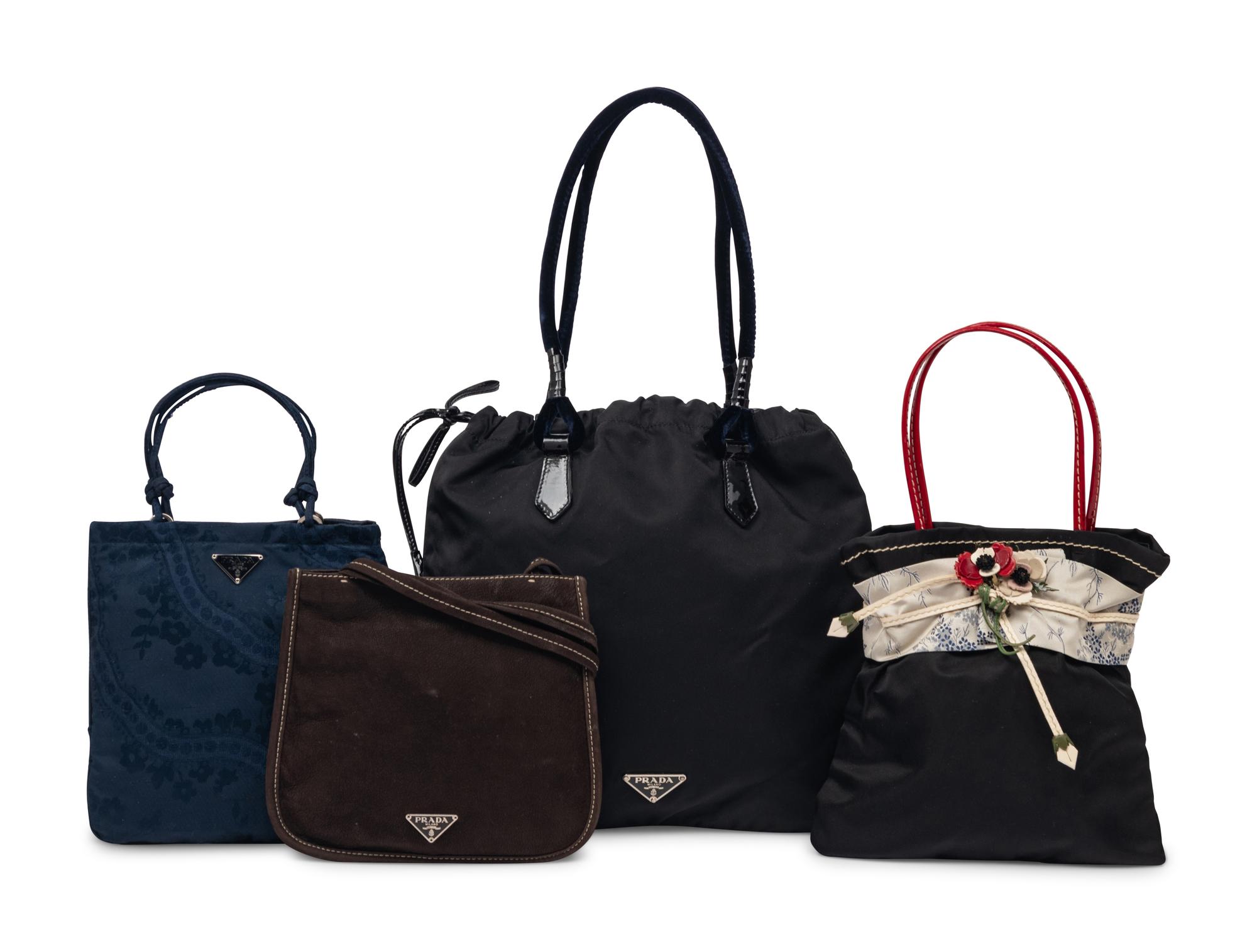 Four Small Prada Bags, Late 1990s - Early 2000s