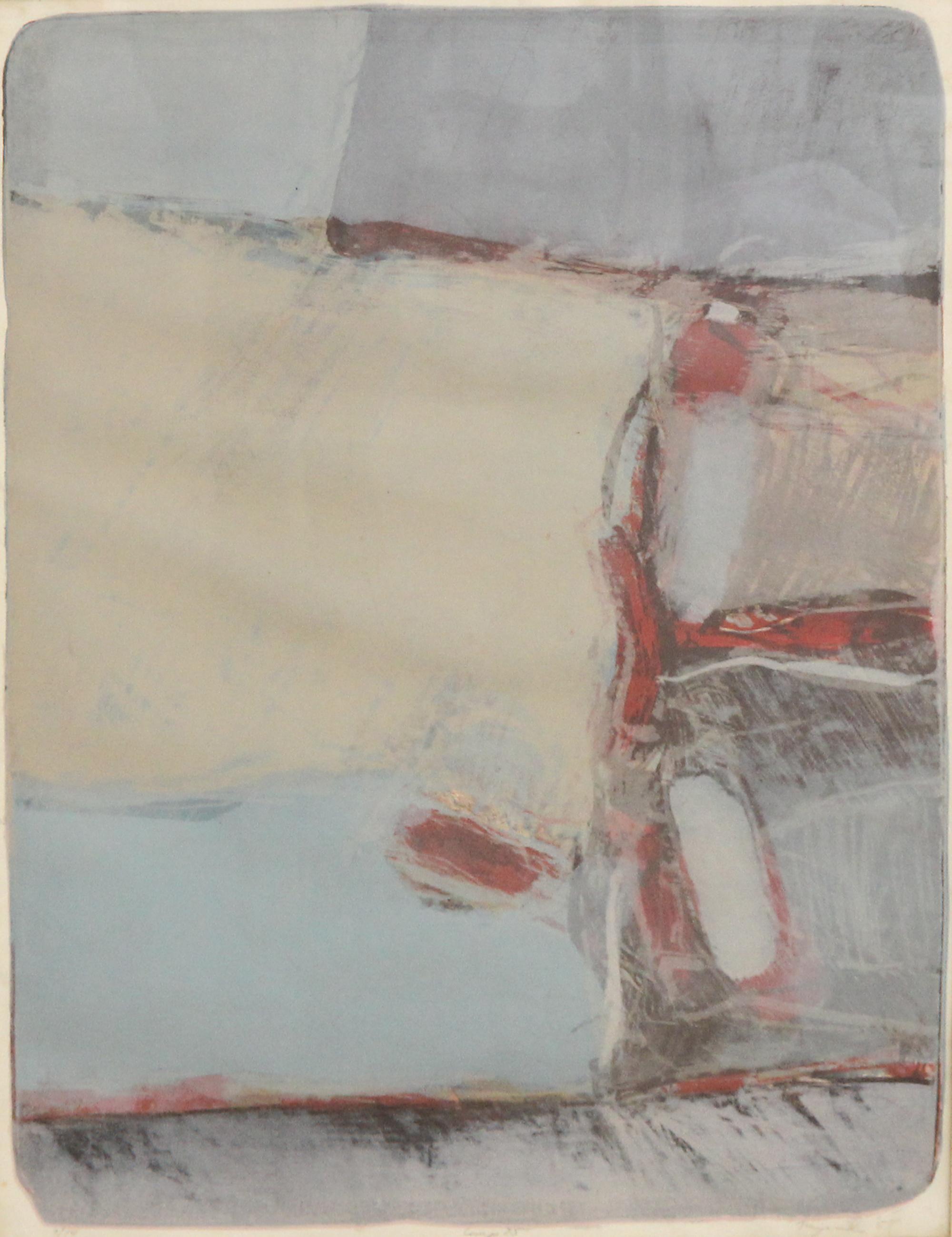 George Miyasaki, (American, 1935-2013), Composition 25, 1958