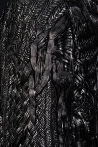 Chado Ralph Rucci Braided and Woven Leather Jacket