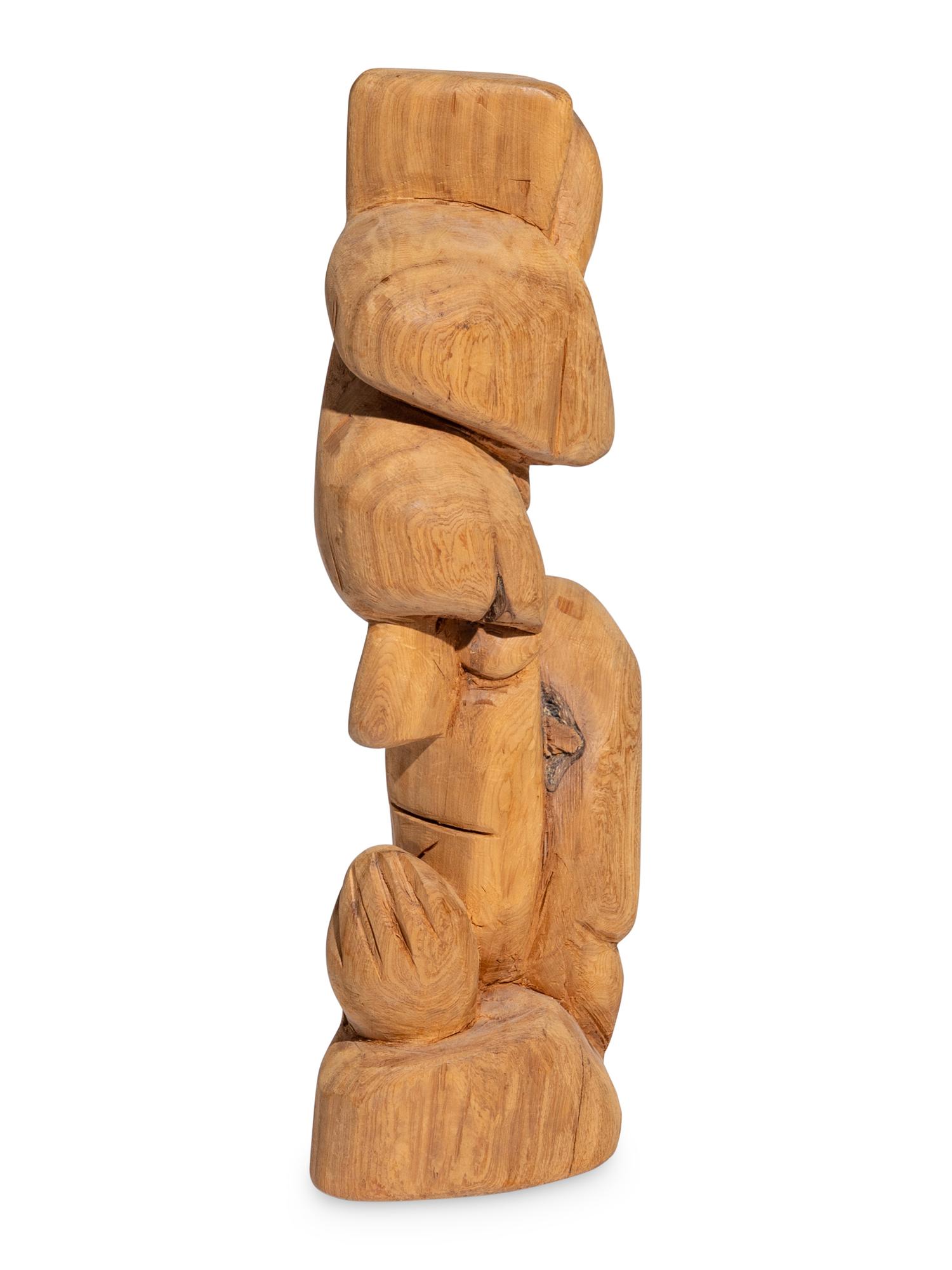Untitled Wood Sculpture, Family Group