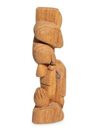 Untitled Wood Sculpture, Family Group