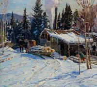Aldro Thompson Hibbard (American, 1886-1972) — The Saw Mill