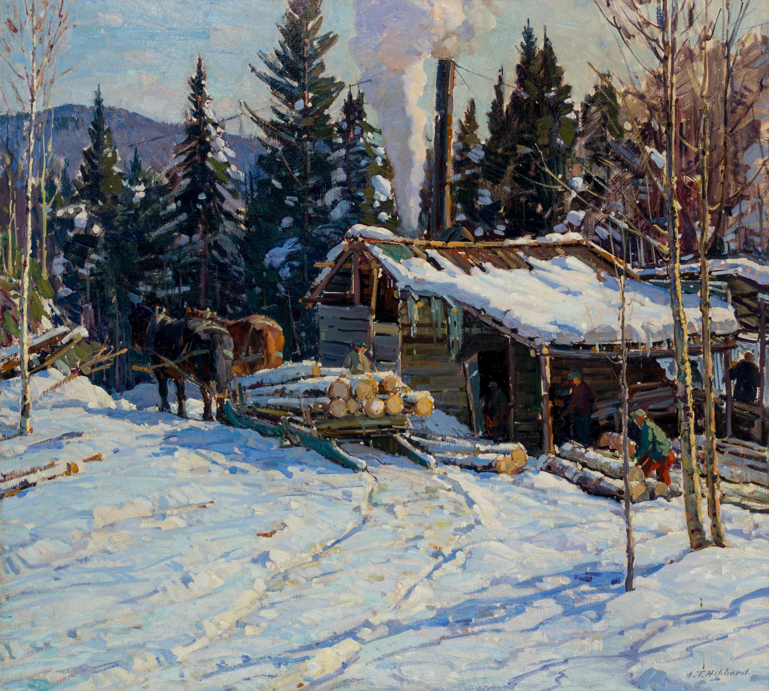 Aldro Thompson Hibbard (American, 1886-1972) — The Saw Mill