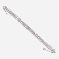 An Art Deco Platinum and Diamond Bracelet Art Deco, c.1920