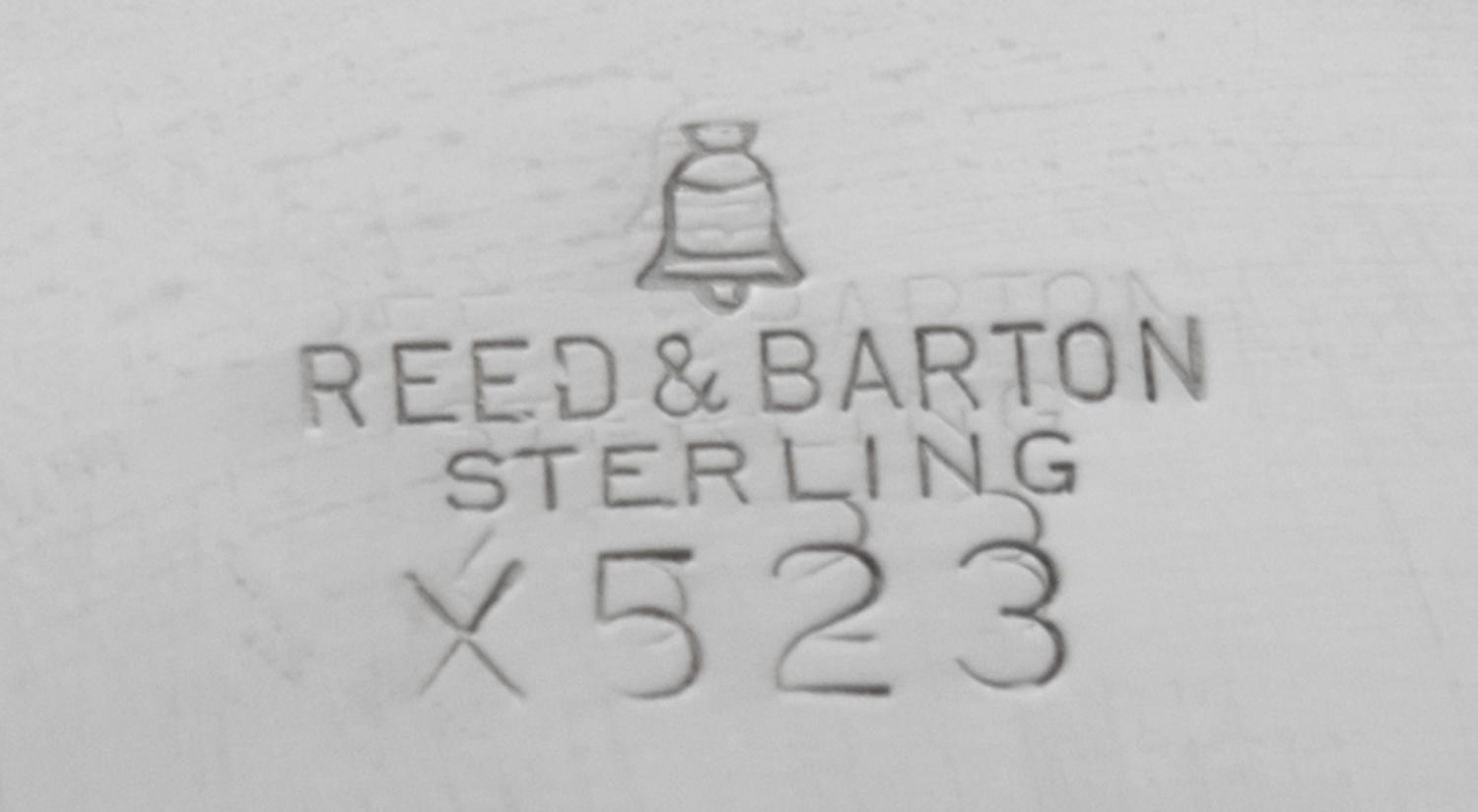 An American Silver Dish, Reed & Barton, Taunton, MA, 1951, of circular form, the rim with an applied foliate and bud motif.