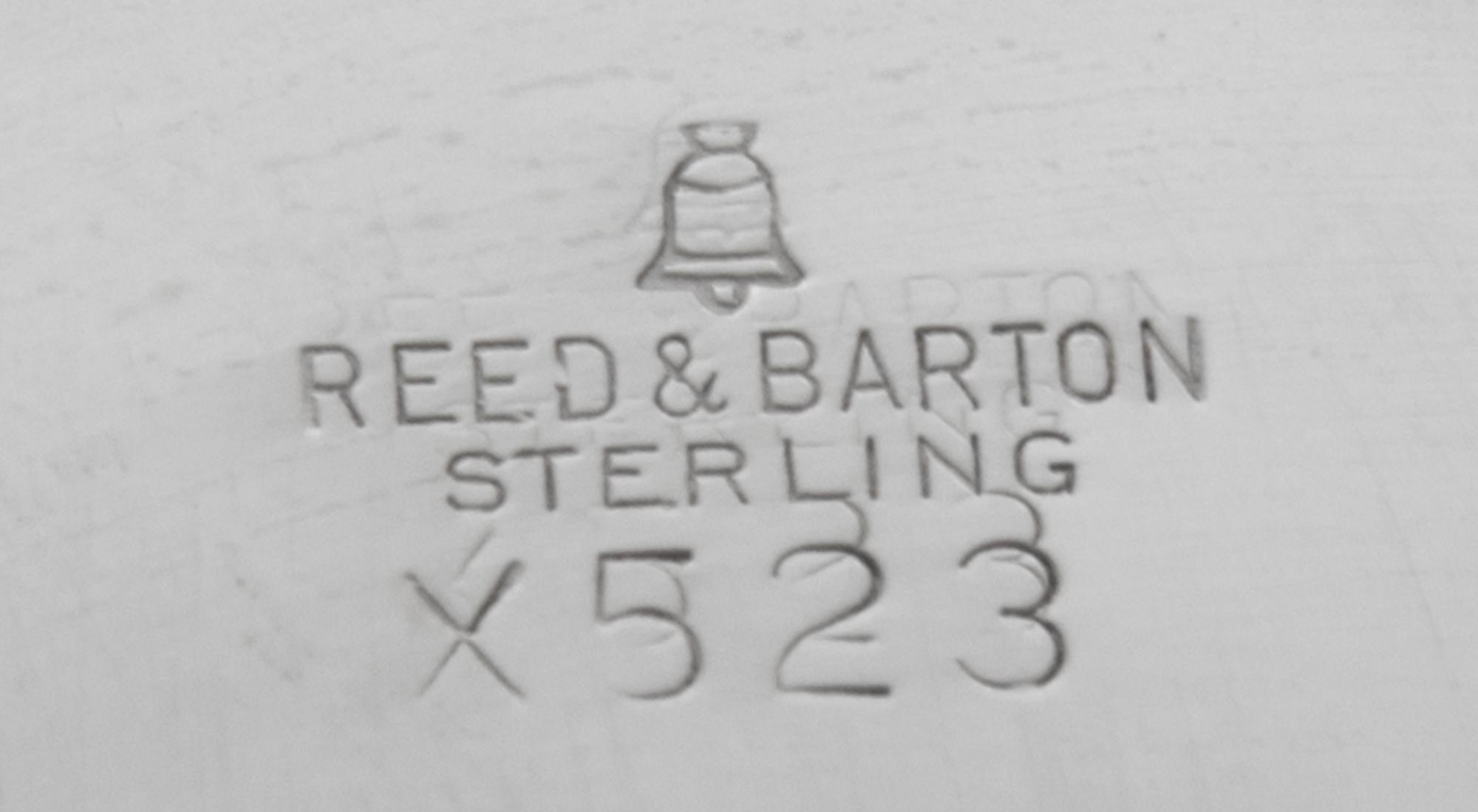 An American Silver Dish, Reed & Barton, Taunton, MA, 1951, of circular form, the rim with an applied foliate and bud motif.