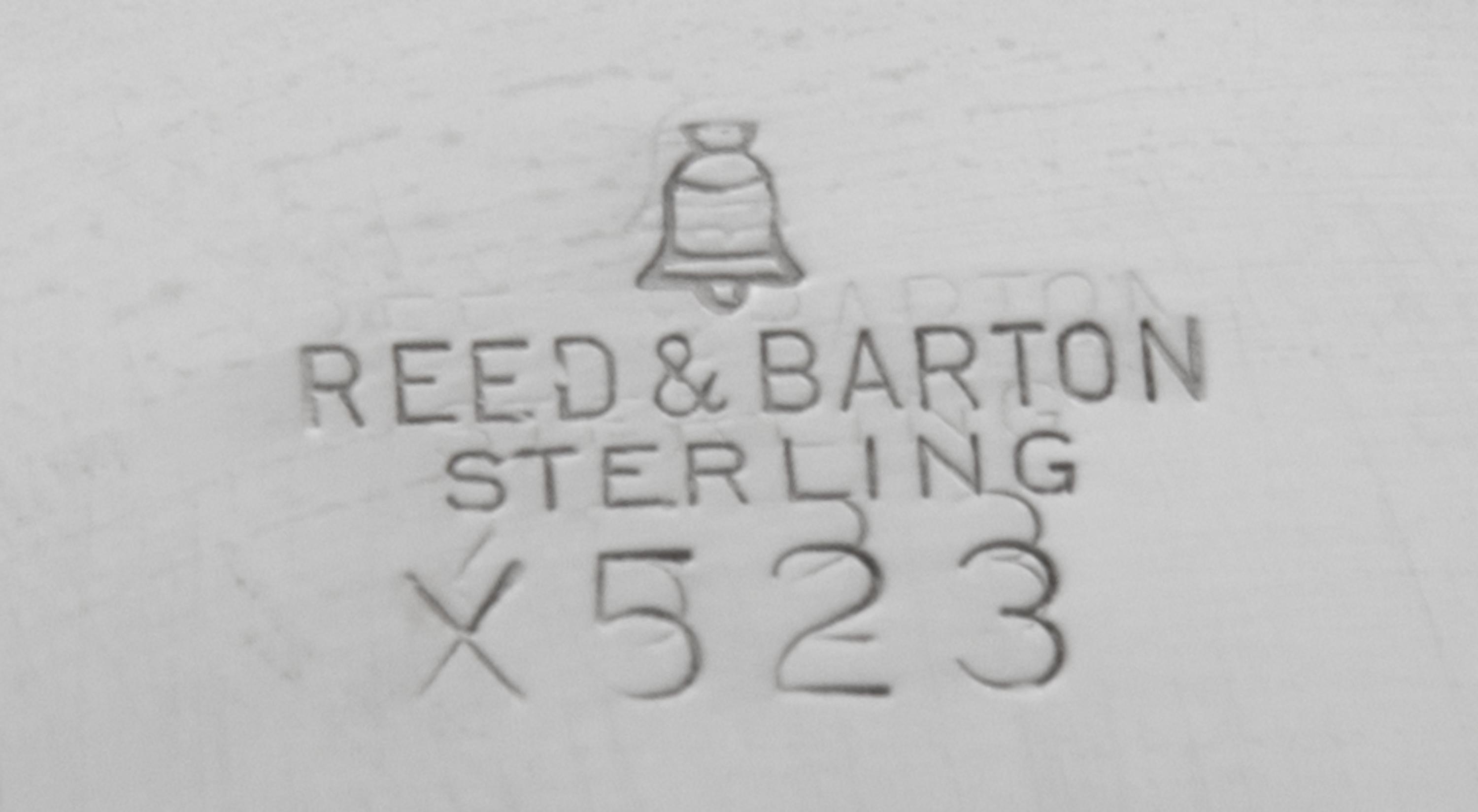 An American Silver Dish, Reed & Barton, Taunton, MA, 1951, of circular form, the rim with an applied foliate and bud motif.