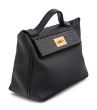 HERMÈS TOUCH 24/24 29 IN TOGO LEATHER AND MATTE ALLIGATOR