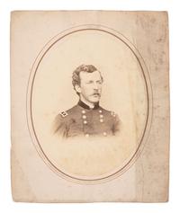 [MILES, Nelson A. (1839-1925)]. Large format albumen portrait of Miles as major general of the US Army. Washington, DC: M.B. Brady & Co., 1865.