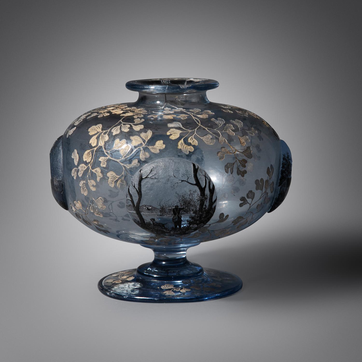 Footed vase, c. 1890 France