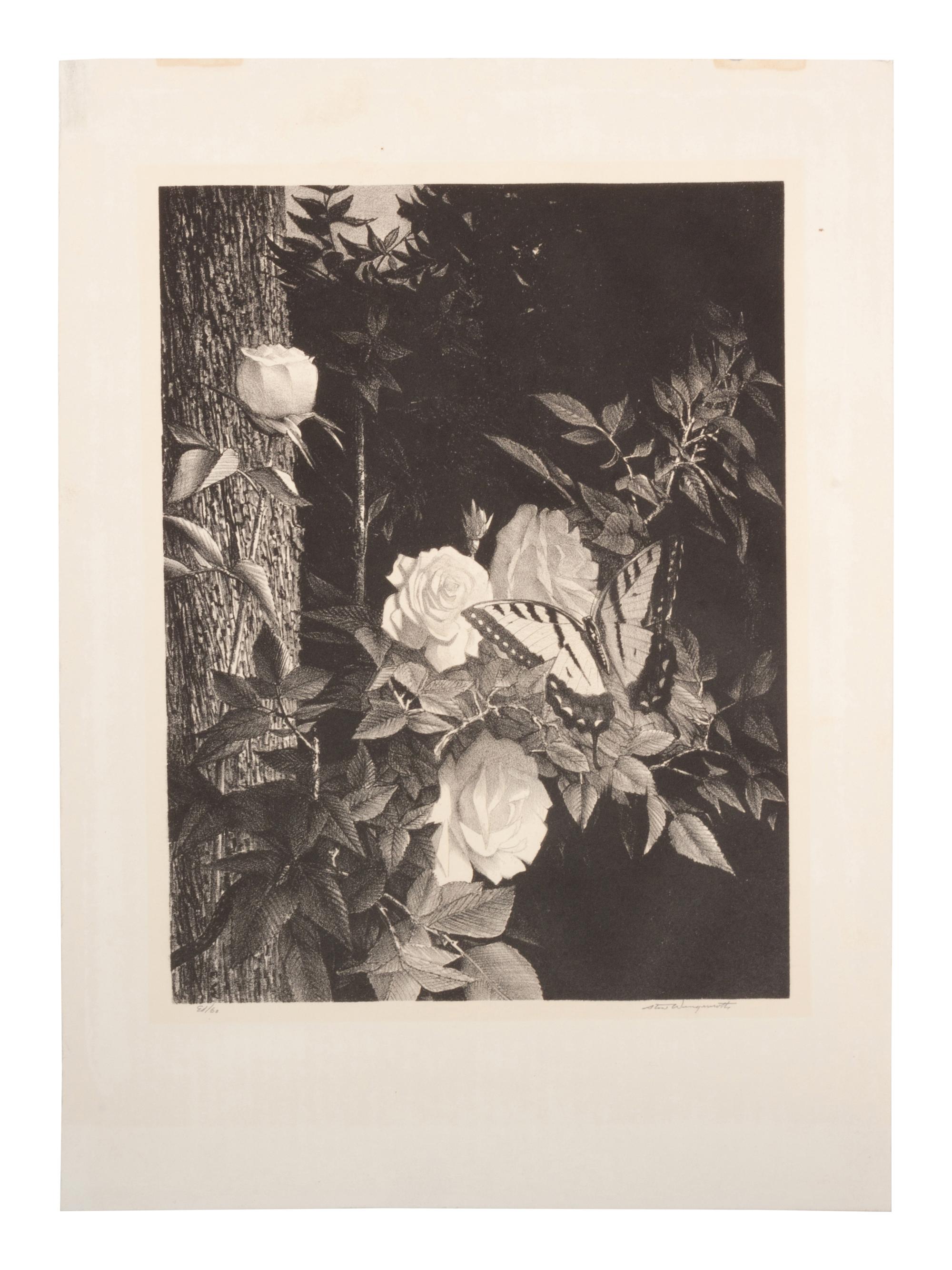 A group of five prints ( Memory , 1971; Four Chickadees , 1956; Little Friends , 1972; Red-Winged Black Birds , 1946; The Matriarch, Owl )