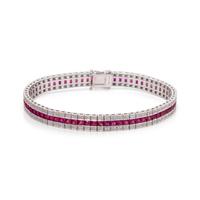 RUBY AND DIAMOND BRACELET