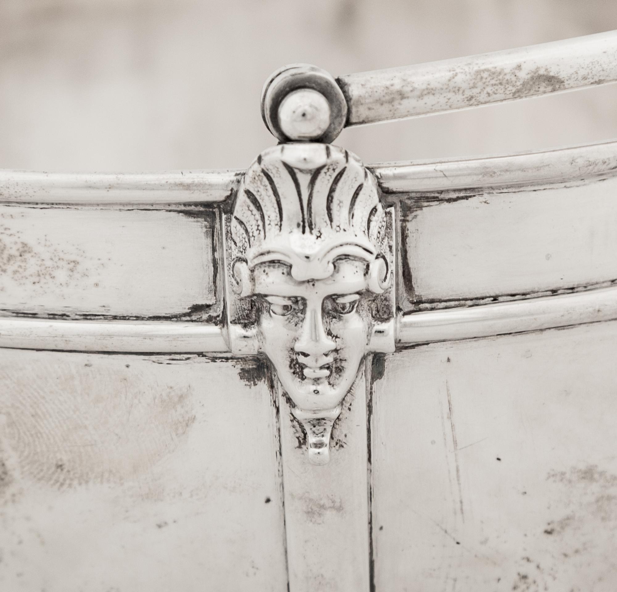 An American Silver Handled Basket