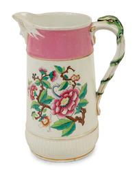 A Collection of Eight Painted, Transferware and Molded Earthenware Articles — 19TH/20TH CENTURY