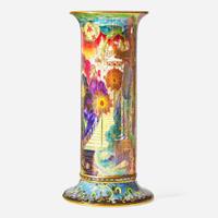 A Wedgwood Fairyland Lustre "Torches" Vase UK, circa 1925
