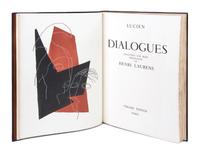 (LAURENS, HENRI) LUCIEN DE SAMOSATE [LUCIAN]. Dialogues. Paris, [1951]. Limited. Bound by Robert Bonfils. Signed.