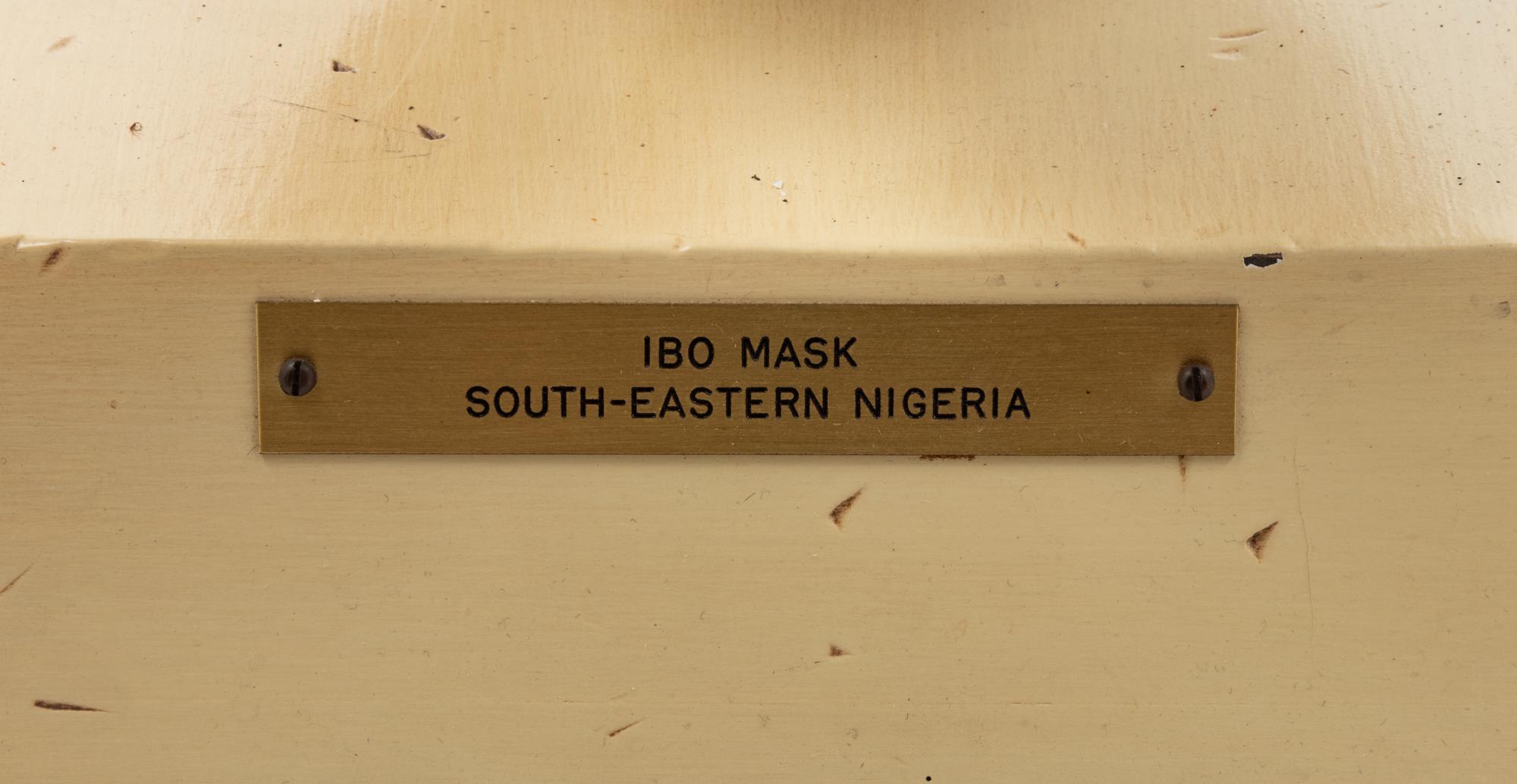 An Igbo Painted Wood Mask