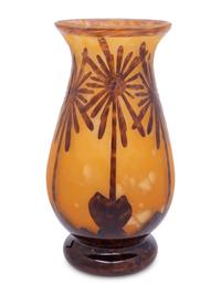 A Le Verre Français Charder Cameo Glass Vase