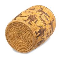 Tohono O'odham Lidded Figural Basket