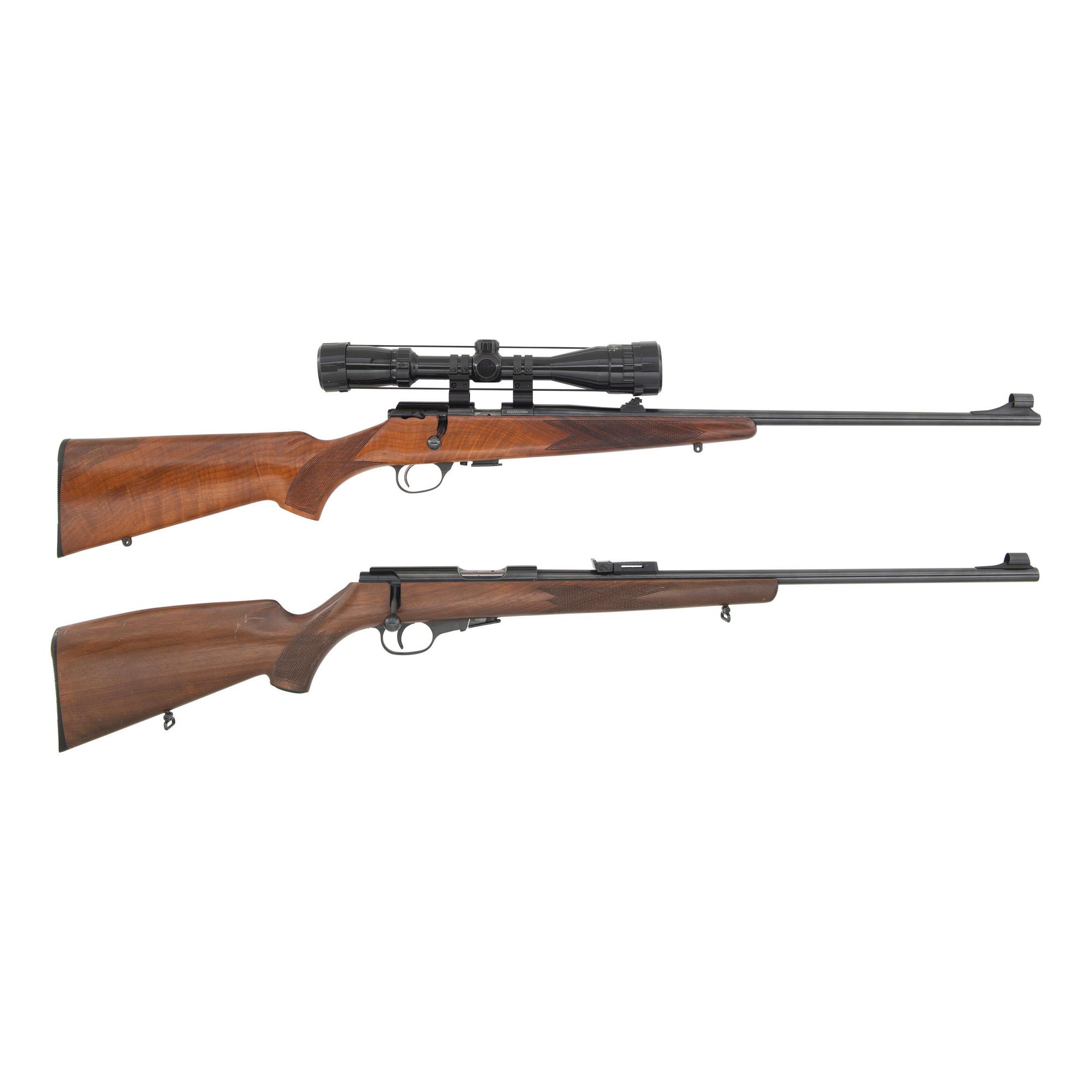 * Lot of 2 Bolt Action .22cal Rifles Including: Walther KKJ and Remington Model Five