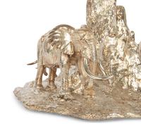 A Patrick Mavros Silver Tree of Lights Five-Light Candelabra
