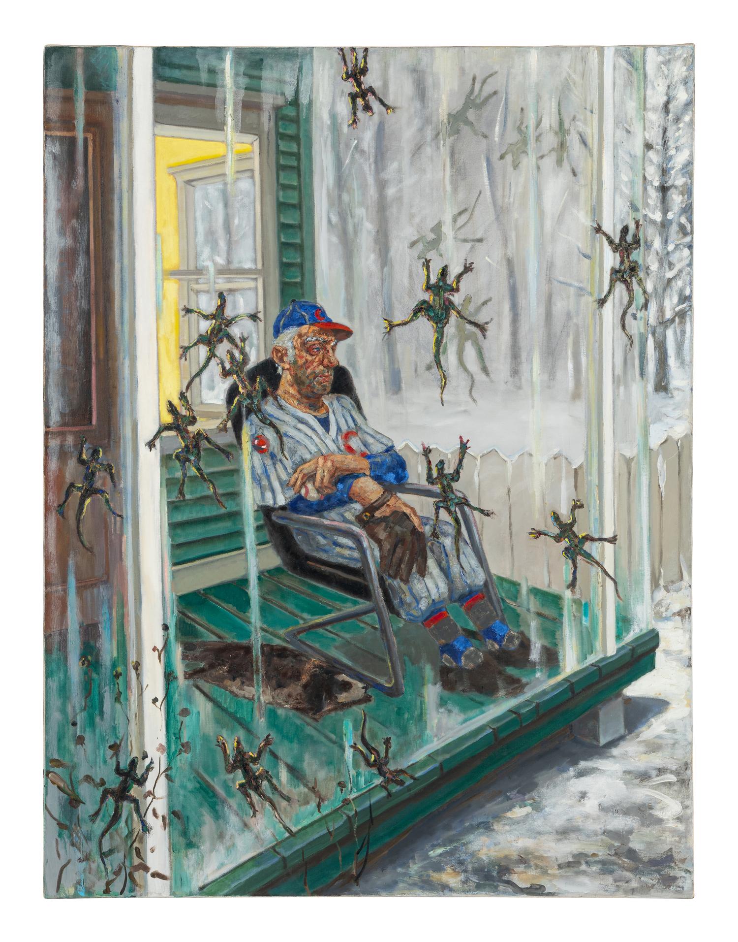 The Old Baseball Player