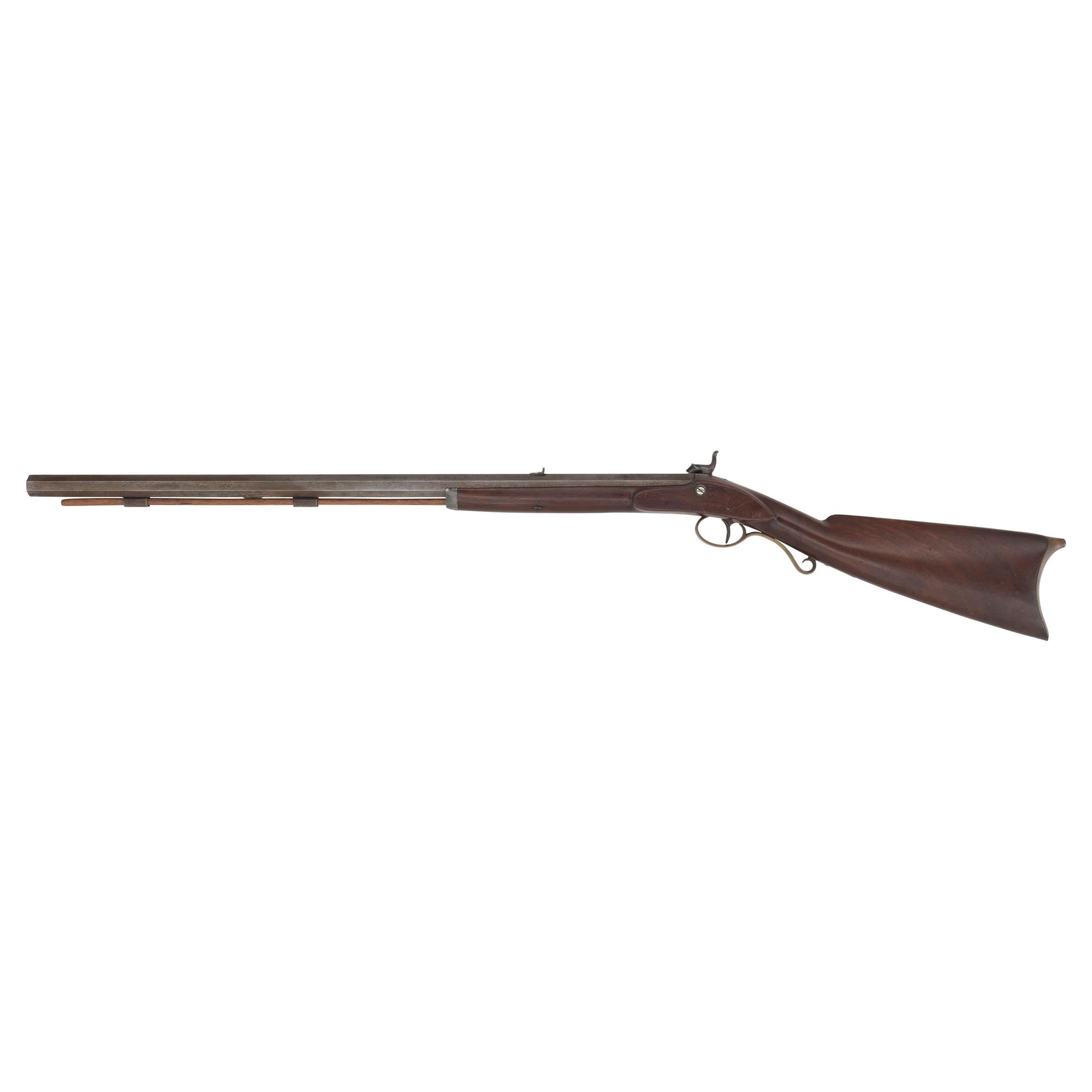 New York Half-Stock Percussion Rifle by Jeremiah Voorhees