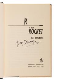 BRADBURY, Ray (1920-2012). R is for Rocket . Garden City, NY: Doubleday & Company, 1962.