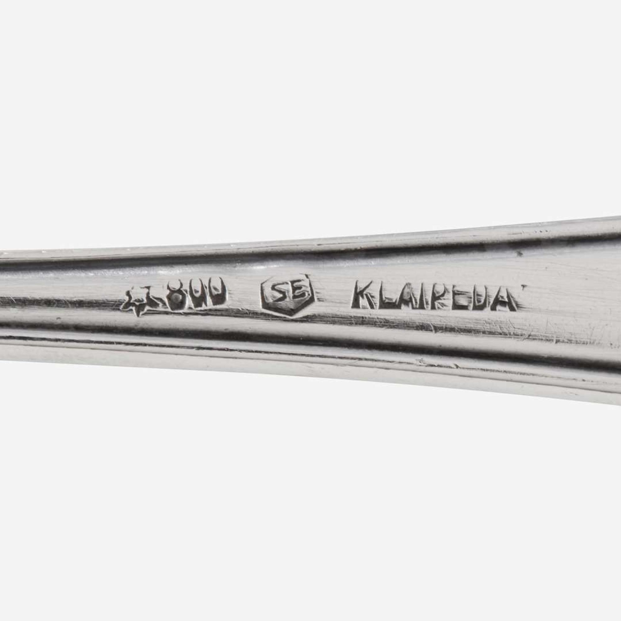 An Extensive Continental Silver Flatware Service Klaipeda, Lithuania, 20th century