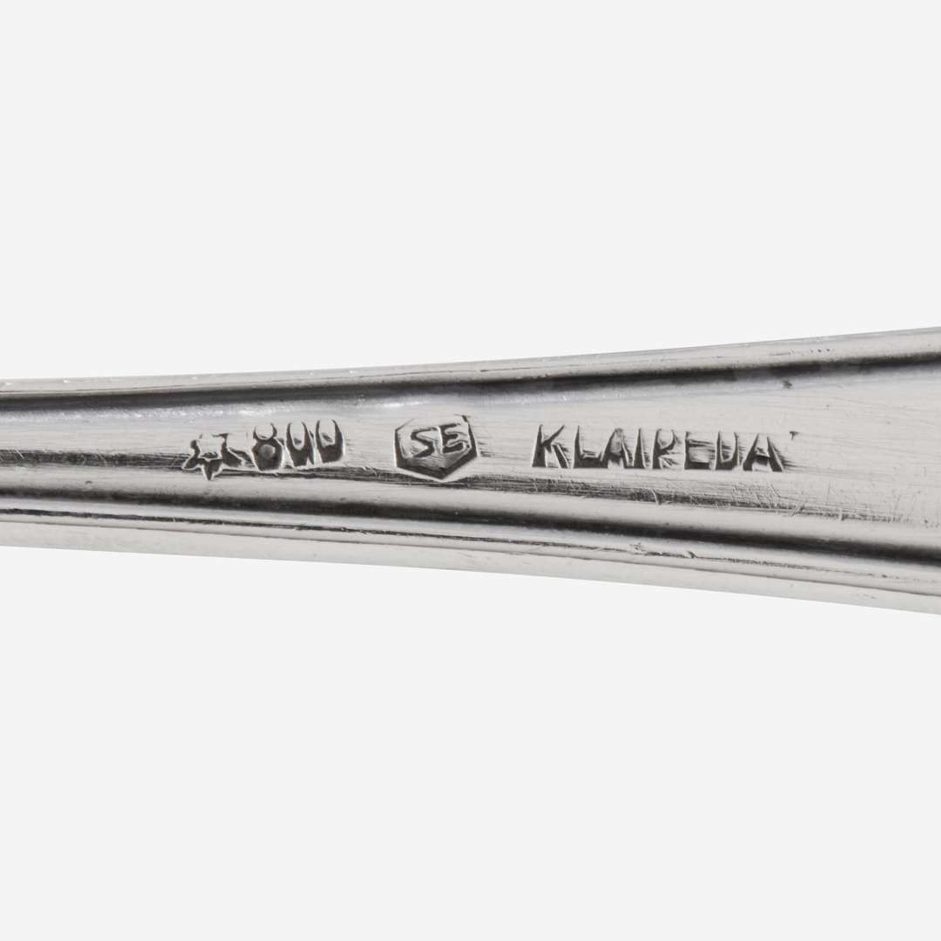 An Extensive Continental Silver Flatware Service Klaipeda, Lithuania, 20th century