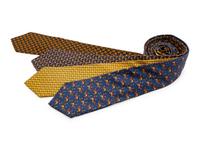 Four Salvatore Ferragamo Silk Ties,