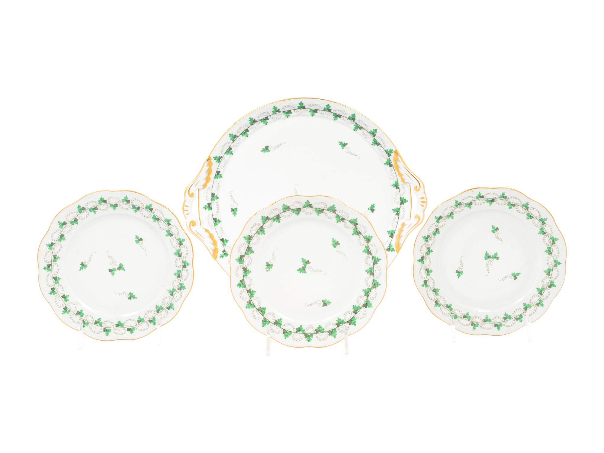 Four Herend Porcelain Articles
