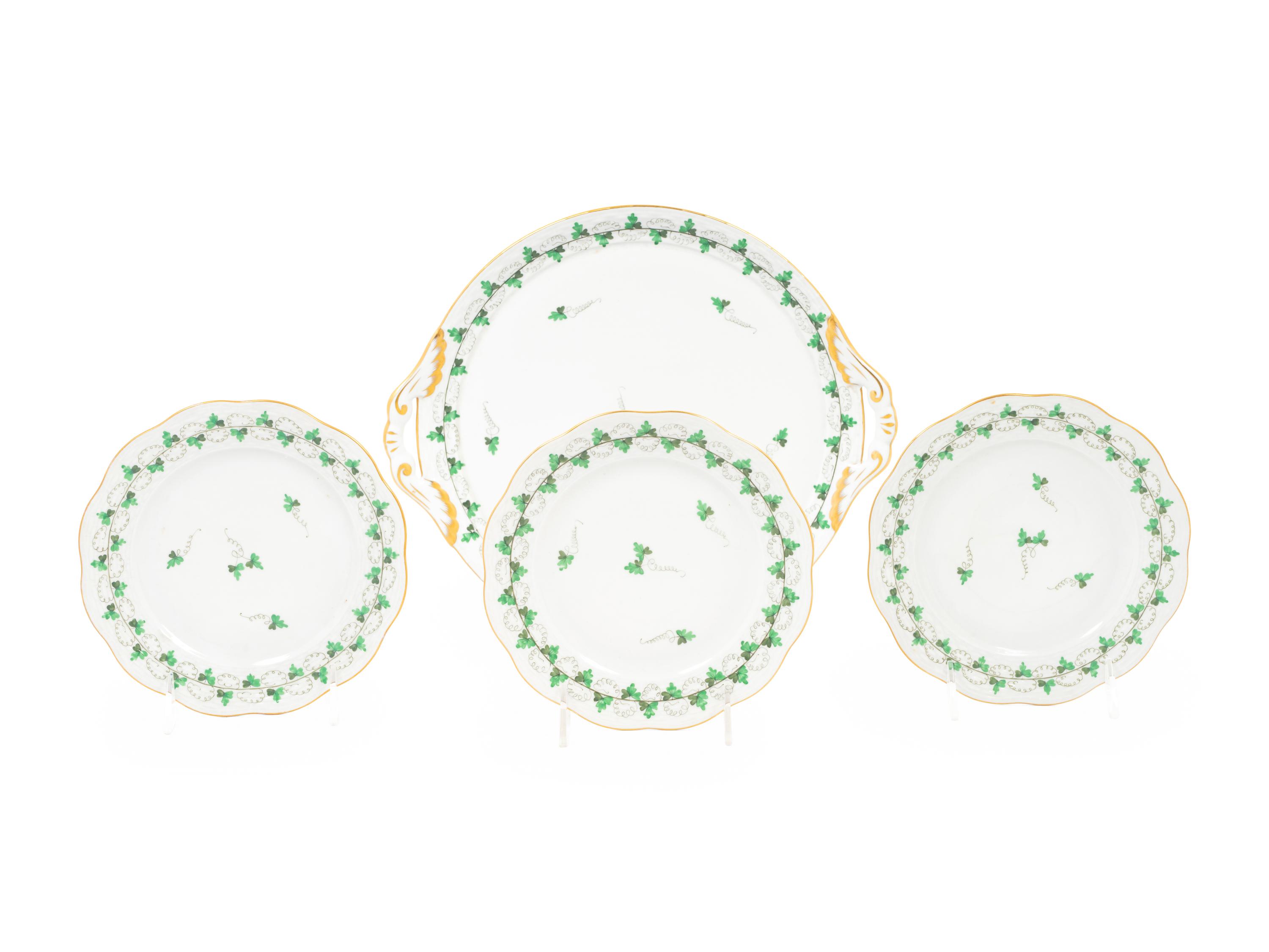 Four Herend Porcelain Articles