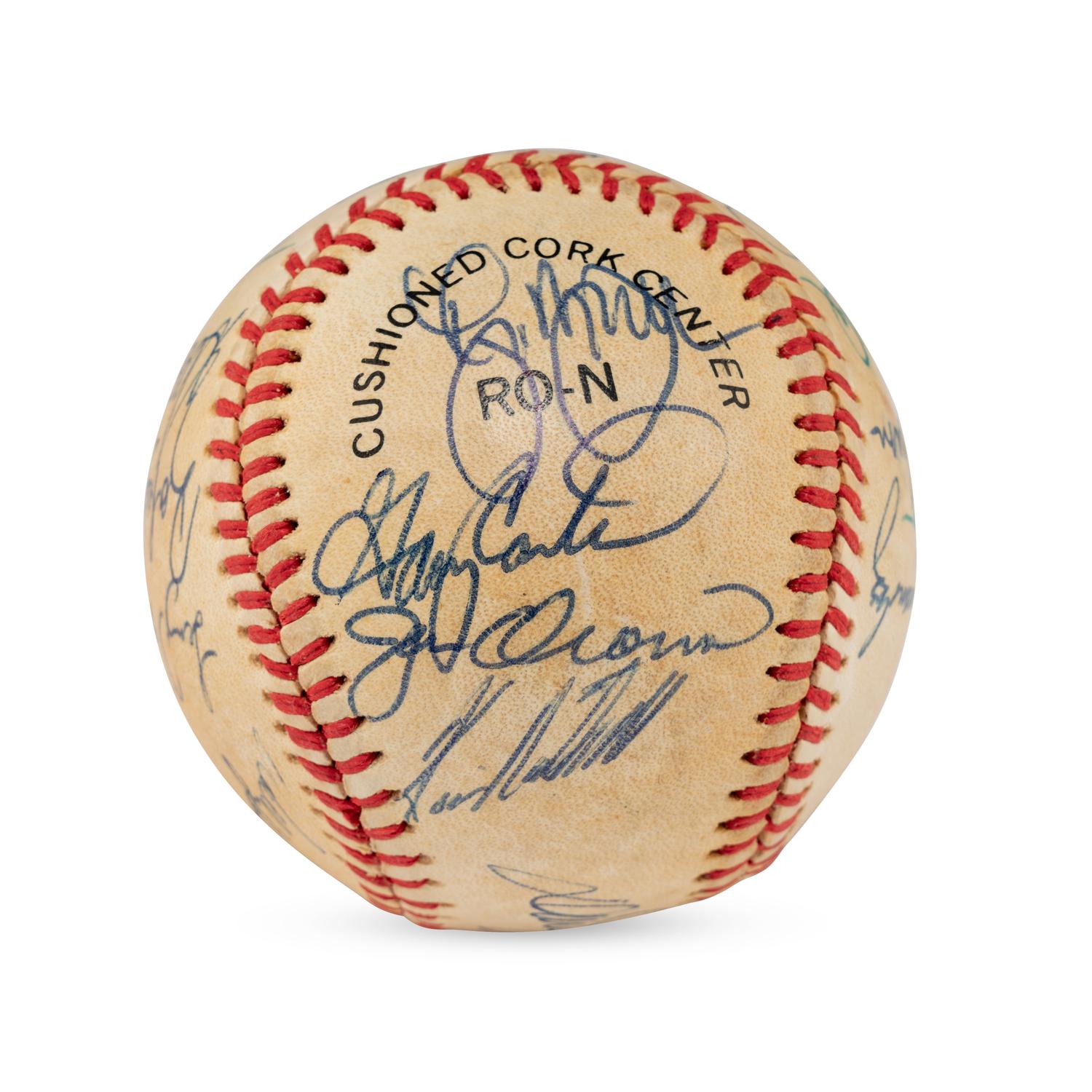 A 1986 World Series Champions New York Mets Team Signed Autograph Baseball (Beckett Authentication Services Letter of Authenticity)